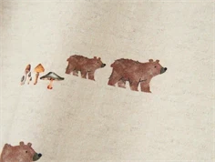 Name It peyote melange svampe/bjørne bluse